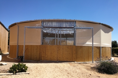 Installation d'un rond de longe couvert dans l'Orne (61)