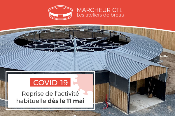 Covid19 marcheur pour chevaux